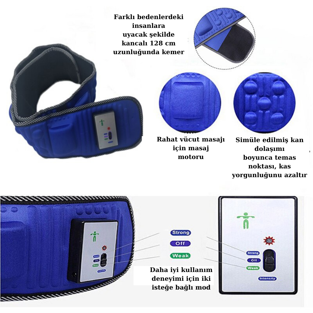 X5 Slimming Belt Göbek Eritme Aleti - Resim 2